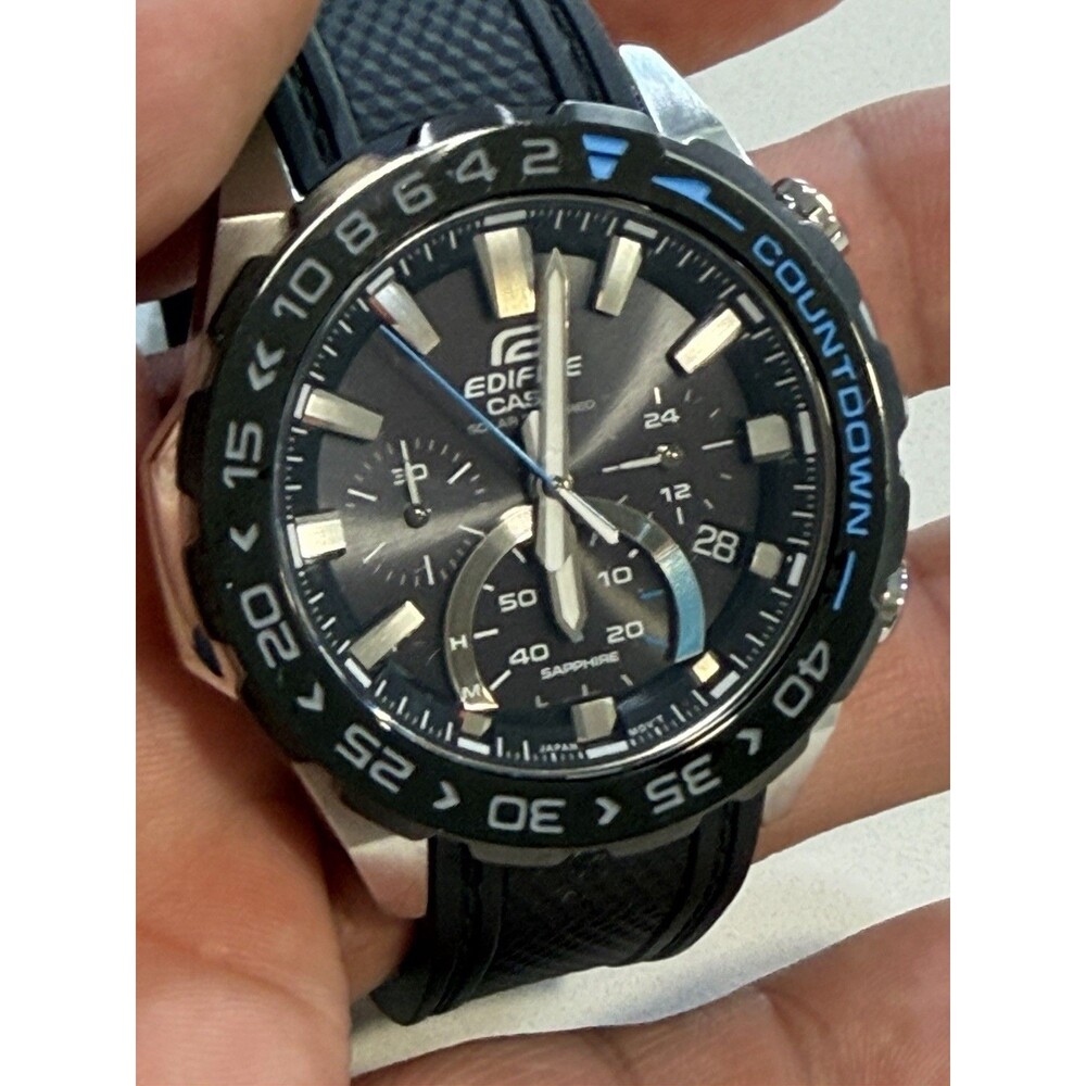 Casio Edifice EFS-S550 With Solar Power And Sapphire Crystal Mens watch